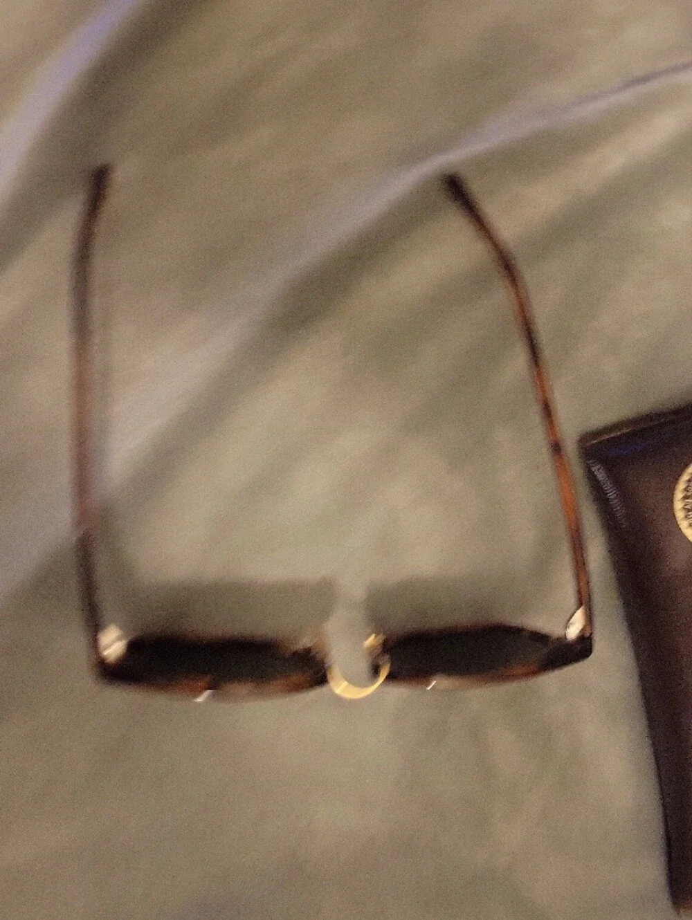 Ray-Ban Brown Tortoise Frame Sunglasses with Gold Accents